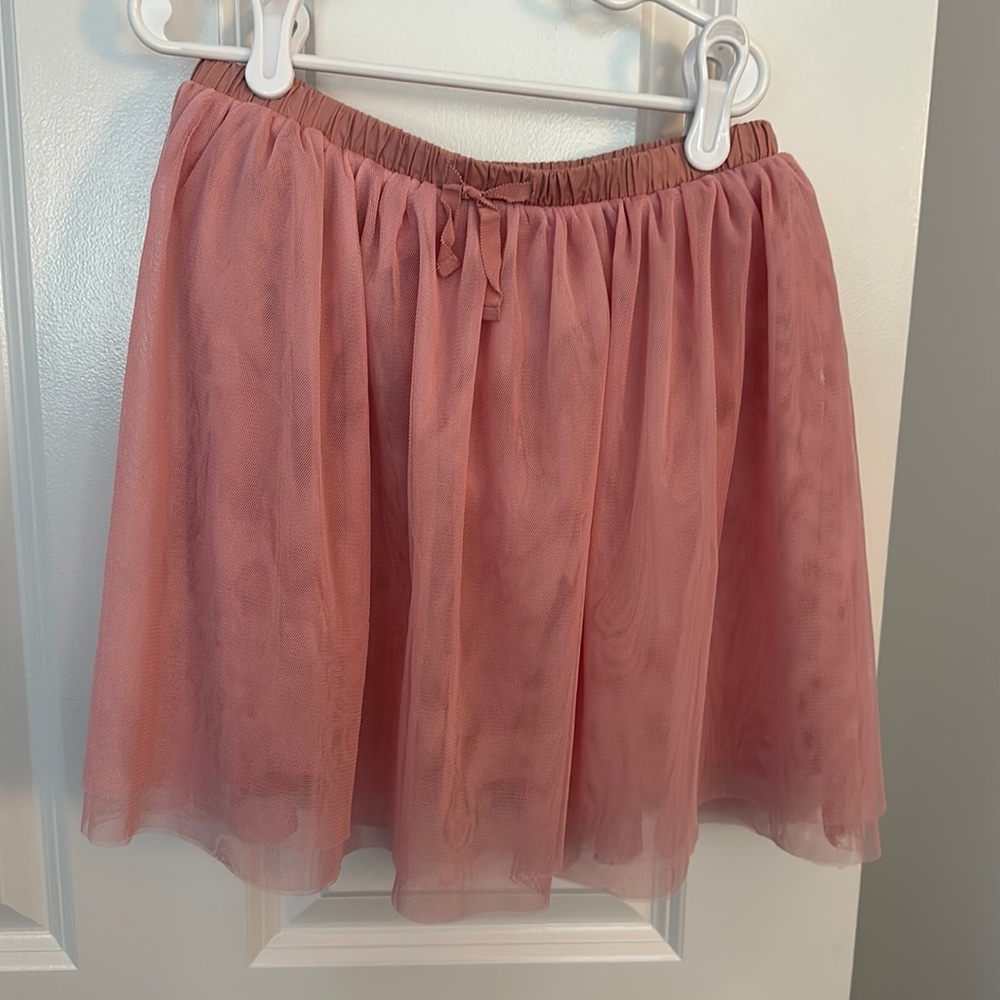 Jcrew crew cuts PinkTulle skirt size m